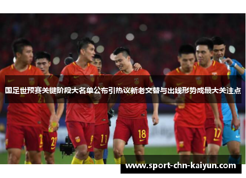 国足世预赛关键阶段大名单公布引热议新老交替与出线形势成最大关注点 国足世预赛关键阶段大名单公布引热议新老交替与出线形势成最大关注点